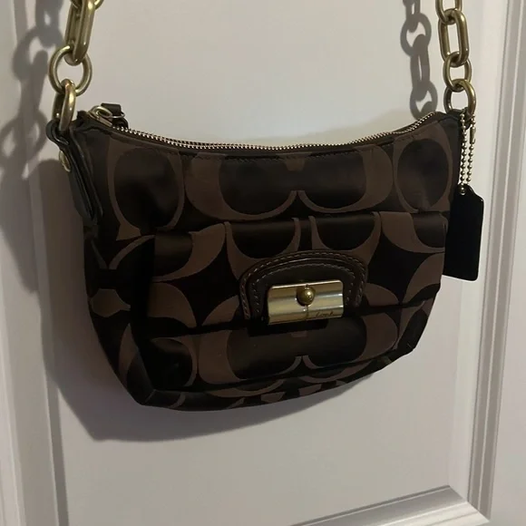 COACH Kristin Brown Shoulder/Crossbody Bag - Picture 5 of 12